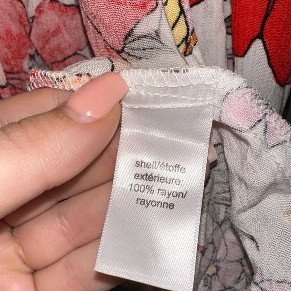 NWT Maurice’s women’s floral lightweight open front cardigan cover up M summer - Picture 5 of 7